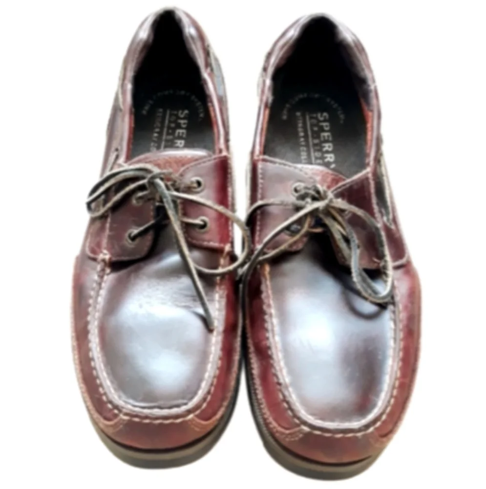 Sperry Top-Sider Stingray Lanyard 2-Eye Boat Shoes - Men's 13M Leather Loafers